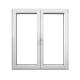 Insulated UPVC Casement Window Door with Security Mesh and Tempering Glass Advantage