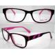 Hand Made Black & Pink Popular Acetate Eyeglasses Frames For Women With Demo