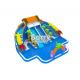 Giant Inflatable Water Park , Commercial Jungle House Water Park For Kids