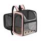 Expandable Outdoor Portable Pet Carrier Travel Bag Visible Pet Carrier Backpack