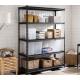 Multi Color Industrial Metal Shelving System / Metal Garage Shelves Long Lifespan