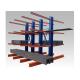 Single Side Long Span Shelving Steel Cantilever Rack Max Load 1500kgs Per Arm