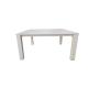160 Outdoor Garden Table Square Aluminium Assembly Multi Person Dining
