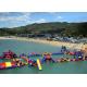 Amazing Inflatable Water Park For Lake , Huge Water Park Inflatable With 0.9mm PVC