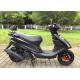 Lightweight Gas Motor Scooter Black Color High Safety Low Fuel Consumption