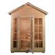 6 Person Redwood Cedar Modern Sauna Outdoor Wet Dry Sauna Wood