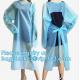 Disposable surgical cpe gown Disposable CPE gown with thumb hook isolation gown disposable pe/cpe surgical blue plastic