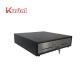 Black Classic Metal ABS Pos 24V  RJ12 Roller Cash Drawer With Stainless Panel