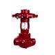high pressure control valves EFG 2150 SMT PB 2 IV material Steel red color design pressure regulator size 2''