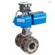 Chinese Control Valve With Neles Valve Positioner NDX Mesto and pnematic actuator