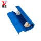                  30% Open Area Mesh Belt Conveyor Machine Plastic Chain with Cleat for Eels Fried Slice Packing             