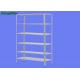 High Capacity Metal Frame Storage Rack With Plastic Protection Feet , 6 Layers
