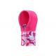 Pink Girl Fleece Face Mask Low Fiber Properties Soft Touch Absorb Sweat Customized
