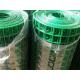 Green PVC Plastic Coated Welded Wire Mesh Panels Rolls For Making Crab Trap