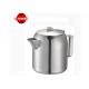 Shark Fin Stainless Steel Tea Pots 1800ml Silk Printing Logo metal teapots