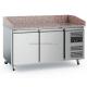 Salad Bar Small Counter Work Table Used Subway Sandwich Prep Table Refrigerated Pizza Refrigerator With Marble Top Buffet Sale