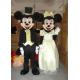 High quality disney wedding mickey minnie mouse mascot costumes for promotions