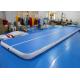 Flexible Inflatable Air Track Gymnastic Blue Surface Mattress For Sport