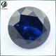 Oval shape blue sapphire synthetic stone for jewelry making in carat