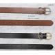 SGS Passed Mens Casual Belts With D Shape Metal Loop & Matt Gun Metal Buckle