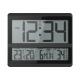 Radio-controlled Digital Table Clock with Indoor Outdoor Temperature 22.6 x 2.7 x 18.8cm