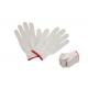 Customized Cotton Gloves 13 Gauge Working Glove Packing With Woven Bag