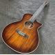 Custom 12 Strings KOA Wood Taylor Style Acoustic Guitar Glossing Finish Body Matt Neck Open Tuner