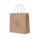 Oem Brown Blue Gift Kraft Bags Bulk For Shopping 10x5x13