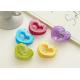 Candy clear heart grab clip Sweet trumpet hair short shark clip back of head clip girl hair accessories