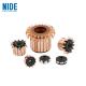 Hook Type Commutator For Micro Motor 0.03% / 0.08% Silver Copper Customized