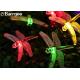 Outdoor Dragonfly Solar LED Christmas Lights String 6M 30 LED For Festival Party