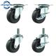 500 Lbs Rubber Heavy Duty Caster Wheels For Industry Uses
