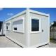 White Color Flat Pack Container House With Roller Shutter Window For Holiday
