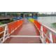 HDPE Floats Aluminum Floating Dock Gangway Marine Floating Platform