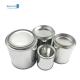 1/2 Pint Size Empty Metal Paint Can With Lid , Paint Storage Containers For Leftover Paint