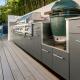 Outdoor BBQ Stainless Steel Kitchen Cabinet Waterproof ISO9001 Approved