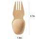 90 Mm Mizi Size Reusable Biodegradable Bamboo Fork For Food Eating Utensils  For Restaurants Hotels
