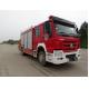 Multifunction SINOTRUK Fire Truck , Heavy Rescue Fire Apparatus With 5t Crane