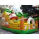 Customised 18OZ PVC Elephant Commercial Inflatable Slides For Amusement Parks 8 x 5 x 6M