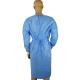 Anti Static Blue Non Woven Disposable Isolation Gown