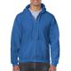 Mens Full Zip Cotton Pullover Hoodie 50/50 Softer Feel Reduced Pilling