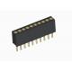 PCB Single Row Female Header 1.27mm Pitch Straight 2 AMP Current Rating