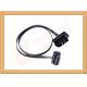 Vehicle Flat Male to Female OBD Extension Cable PVC CK-MF08D01
