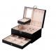 Exquisite Necklace Bracelet Storage Box Sturdy Embossed PU Leather