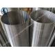 V Shaped Wire Wrapped Screen Stainless Steel Round Slot Tube 29-1200mm Dia