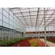 8m*4m Size Garden Glass Greenhouse Good Sealing Performance For Livestock