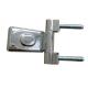 6-8mm Thick Aluminium Door Hinges Chrome Finish For 1000mm Width Glass Door