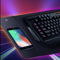 Fast Wireless Charging Mouse Pad Gaming Accessories With Waterproof Fabric