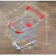 Q195 Low carbon steel Retail Shop Equipment Metal grocery shopping cart on wheels