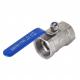 201/304/316 Stainless steel one-piece ball valve/internal thread ball valve butterfly handle ball valve switch 4 points